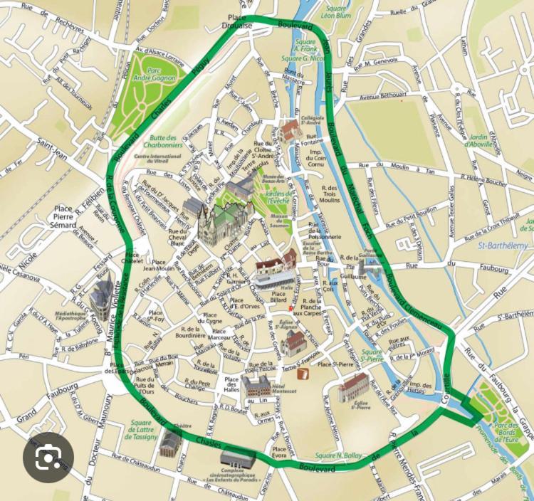 L Ecuyer Appartement Au Coeur Du Quartier Historique Chartres Exteriör bild